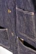 画像4: 「FULLCOUNT」Denim Chore Jacket WW II フルカウント デニム チョア ジャケット 大戦モデル カバーオール [インディゴ] (4)