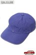 画像1: 「CAL O LINE」COTTON CAP キャルオーライン コットンキャップ CL221-103 [ブルー] (1)