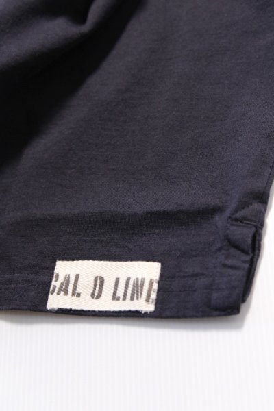 画像1: 「CAL O LINE」84 FOOT BALL L/S Tee キャルオーライン ナンバリングプリント フットボール 長袖Tシャツ  CL221- [ブラック]