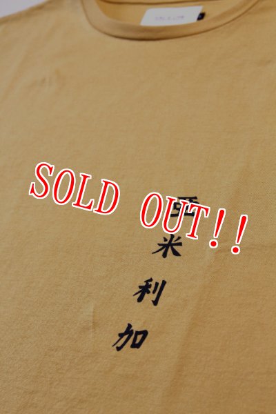 画像2: 「CAL O LINE」×「JAMS 10th」AMERICA WAVE CORVETTE S/S Tee キャルオーライン JAMS 別注カラー アメリカウェーブ 半袖Tシャツ  CL221-075 [イエロー] (2)