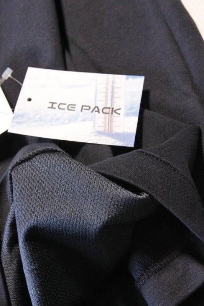 画像1: 「Sugar & Co.」Drop Polo Shirt ICEPACK NYLON シュガーアンドカンパニー ドロップ ポロシャツ アイスパック ナイロン [ネイビー]