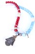 画像4: 「Mt.hill」Thunderbird Pendant with Turquoise ＆ White Heart Beads Necklace Type B マウントヒル サンダーバード ペンダント ビーズネックレス キャリコレイクターコイズ [220827-1] (4)