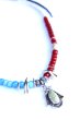 画像3: 「Mt.hill」Thunderbird Pendant with Turquoise ＆ White Heart Beads Necklace Type B マウントヒル サンダーバード ペンダント ビーズネックレス キャリコレイクターコイズ [220827-1] (3)