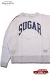画像1: 「Sugar & Co.」Arch Logo Box Sweat シュガーアンドカンパニー  アーチロゴ プリント ボックススウェット [ホワイト] (1)