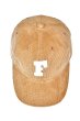 画像2: 「FULLCOUNT」6Panel Cords Baseball Cap 'F' Patch フルカウント 6パネル コーデュロイ Fキャップ [ベージュ] (2)
