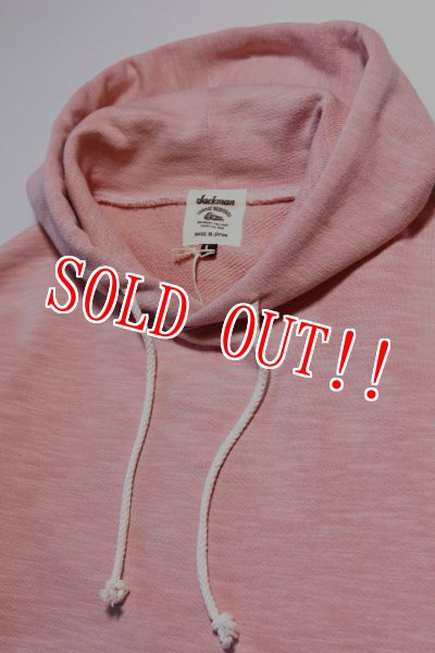 画像2: 「Jackman」GG Sweat Pullover Parka ジャックマン スウェット プルオーバーパーカー JM7295 [ベイビーピンク] (2)