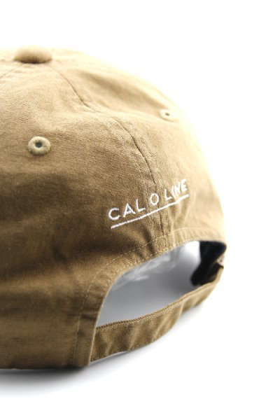 画像1: 「CAL O LINE」COTTON CAP キャルオーライン コットン キャップ CL231-106 [オリーブベージュ]