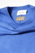 画像2: 「CAL O LINE」×「YUKI D.Y.E」TIE DIE FOOTBALL L/S Tee キャルオーライン タイダイ フットボール 長袖Tシャツ  CYW-121 [ブルー] (2)