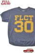 画像1: 「FULLCOUNT」FLCT 30 T-Shirt フルカウント ナンバリング プリント半袖Tシャツ  [ネイビー] (1)