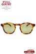 画像1: 「FULLCOUNT」×「金子眼鏡」OLD PARISIEN SUNGLASSES フルカウント オールド パリジャン サングラス [ブラウン] (1)