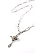 画像2: 「Mt.hill」Cross Bottony Necklace TQ & Silver Chain マウントヒル クロスボトニーネックレス シルバーチェーン ロイストンターコイズ [230514-2] (2)