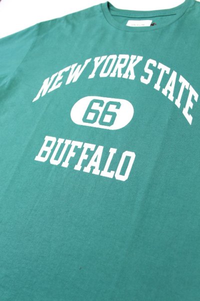 画像1: 「CAL O LINE」NEW YORK BUFFALO 66 T-SHIRT キャルオーライン ニューヨーク バッファロー プリント半袖Tee  CL231-068 [グリーン]