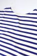 画像3: 「CAL O LINE」×「KOTSUBO」VINTAGE BANDANA BASQUE BORDER S/S Tee キャルオーライン ヴィンテージ バンダナ バスク ボーダー 半袖 Tシャツ CKTW-211 [ブルー] (3)