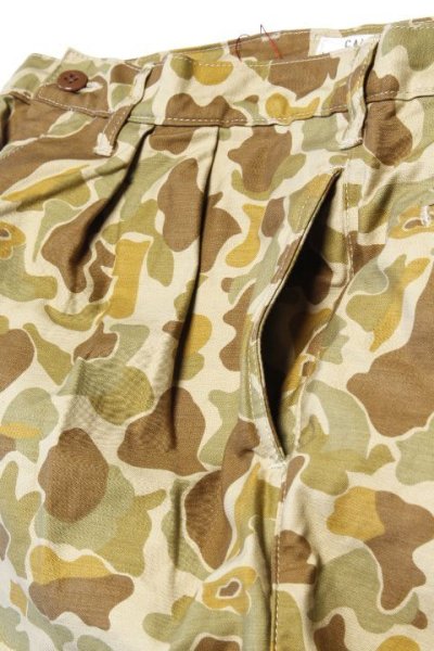 画像2: 「CAL O LINE」2TUCK PRINT SHORTS キャルオーライン 2タック プリントショーツ CL221-098 [ハンターカモ]