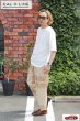 画像7: 「CAL O LINE」BANDANA EASY PANTS キャルオーライン バンダナ柄 イージーパンツ CL231-095 [ベージュ] (7)