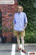 画像9: 「CAL O LINE」2TUCK PRINT SHORTS キャルオーライン 2タック プリントショーツ CL221-098 [ハンターカモ] (9)