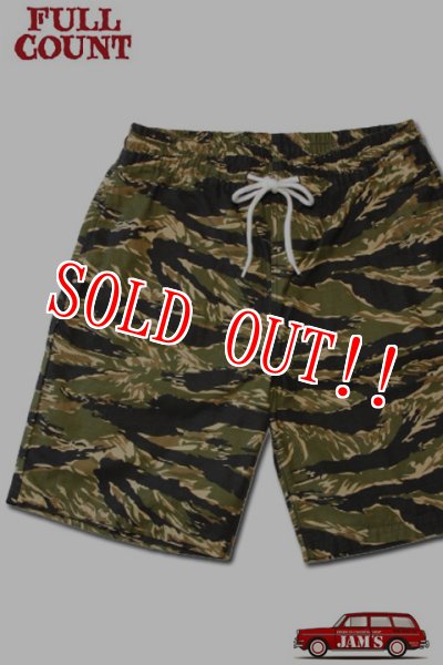 画像1: 「FULLCOUNT」CAMO EASY SHORTS フルカウント カモ柄 イージーショーツ [タイガーカモ] (1)