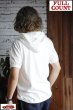 画像8: 「FULLCOUNT」Flat Seam Heavy Weight Hoodie T-Shirt フルカウント フラットシーマ フーディー半袖Tシャツ  [ホワイト] (8)