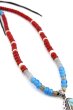 画像3: 「Mt.hill」Turquoise Pendant with Whiteheart Beads Blue & Red マウントヒル ターコイズペンダント ロイストンターコイズ [230923] (3)