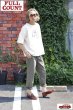 画像10: 「FULLCOUNT」Linen Cotton Canvas Easy Pants フルカウント リネン コットン キャンバス イージーパンツ [オリーブ] (10)