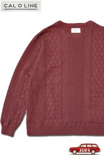 CAL O LINE」TILDEN VEST キャルオーライン チルデン ジャガード