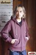 画像10: 「Jackman」GG Sweat Zip Parka ジャックマン GGスウェット フルジップパーカー JM7293 [マホガニー] (10)