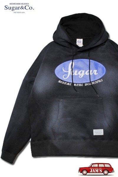 画像1: 「Sugar & Co.」Sugar Box Hoodie Sun Burn シュガーアンドカンパニー ボックスフーディー [サンバーン]