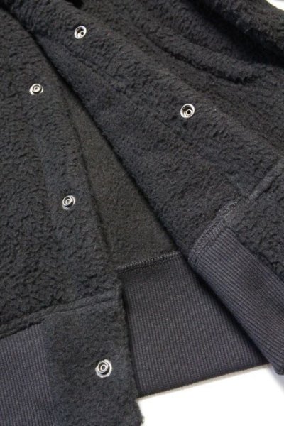 画像1: 「Sugar & Co.」Storm Fleece Baja Hoodie シュガーアンドカンパニー ストームフリース バハフーディー [ブラック]