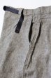 画像6: 「ILL180°」HEATHER LINEN PANTS イルワンエイティ ヘザーリネン イージーパンツ ILL241-04 [ヘザーグレー] (6)