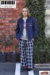 画像11: 「ILL180°」LINEN PLAID 2-TUCK PANTS イルワンエイティ リネン 2タック チェックパンツ ILL241-35 [ネイビー] (11)