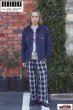 画像7: 「ILL180°」LINEN PLAID 2-TUCK PANTS イルワンエイティ リネン 2タック チェックパンツ ILL241-35 [ネイビー] (7)