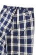 画像5: 「ILL180°」LINEN PLAID 2-TUCK PANTS イルワンエイティ リネン 2タック チェックパンツ ILL241-35 [ネイビー] (5)