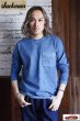 画像9: 「Jackman」Pocket Long Sleeve T-Shirt ジャックマン ポケット ピグメント染め ロングスリーブTee JM5317PD [フェードブルー] (9)