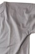 画像3: 「Jackman」Himo Long Sleeve T-Shirt ジャックマン ヒモ ロンTee JM538 [ガンメタル] (3)