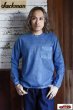 画像6: 「Jackman」Pocket Long Sleeve T-Shirt ジャックマン ポケット ピグメント染め ロングスリーブTee JM5317PD [フェードブルー] (6)