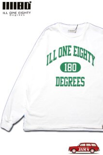 ILL180°」CREW PRINT SWEAT SHIRT イルワンエイティ クルーネック