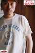 画像5: 「FULLCOUNT」U.S. NAVY T-Shirt フルカウント USネイビー プリントTシャツ [ホワイト] (5)