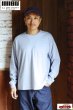 画像6: 「ILL180°」SOLID POCKET LONG SLEEVE Tee イルワンエイティ ソリッド ポケット ロンTee ILL241-20 [サックスブルー] (6)