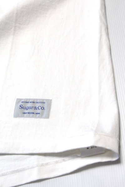 画像2: 「Sugar & Co.」Standard Drop Tee シュガーアンドカンパニー スタンダード ドロップ Tシャツ [ホワイト]