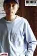 画像10: 「ILL180°」SOLID POCKET LONG SLEEVE Tee イルワンエイティ ソリッド ポケット ロンTee ILL241-20 [サックスブルー] (10)