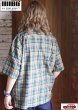 画像8: 「ILL180°」MADRAS SHIRT イルワンエイティ マドラスチェック 半袖シャツ ILL241-10 [グリーン] (8)