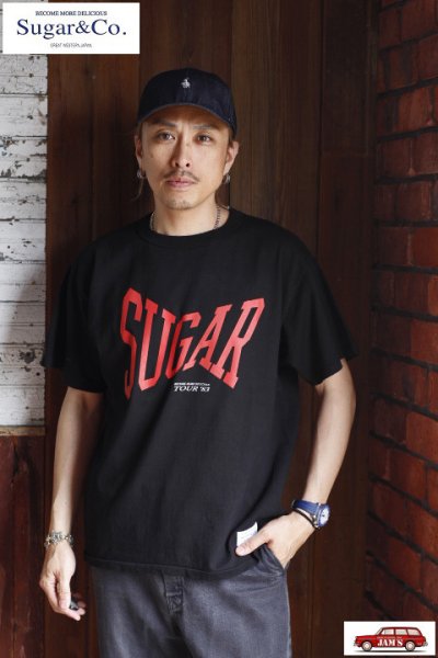 画像3: 「Sugar & Co.」Bowie Drop Tee シュガーアンドカンパニー ボウイ ドロップ Tシャツ [ブラック]