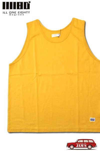 画像1: 「ILL180°」SOLID LOOSE TANK TOP イルワンエイティ ソリッド ルーズタンクトップ ILL241-21 [マスタード] (1)