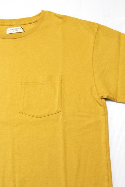 画像1: 「ILL180°」SOLID POCKET S/S Tee イルワンエイティ ソリッド ポケット半袖 Tシャツ ILL241-20 [マスタード]