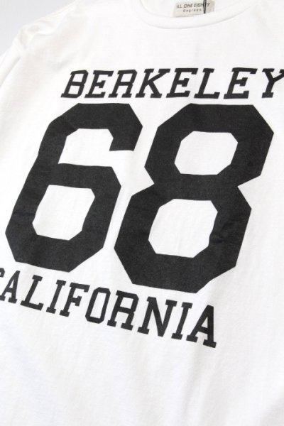 画像2: 「ILL180°」"BERKELEY 68" SHORT SLEEVE Tee イルワンエイティ バークレー プリント 半袖 Tシャツ ILL241-26 [ホワイト]