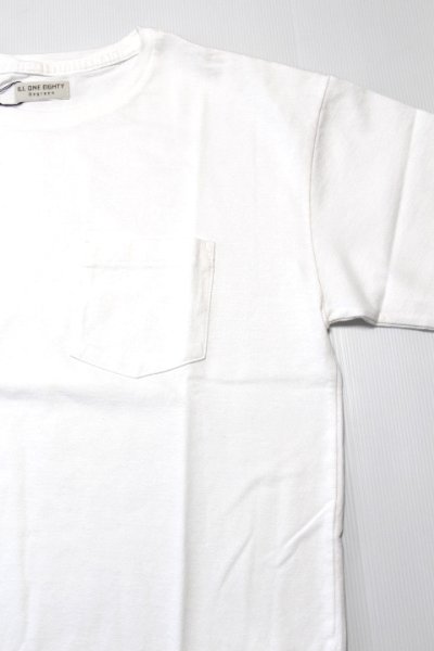 画像1: 「ILL180°」SOLID POCKET S/S Tee イルワンエイティ ソリッド ポケット半袖 Tシャツ ILL241-20 [ホワイト]