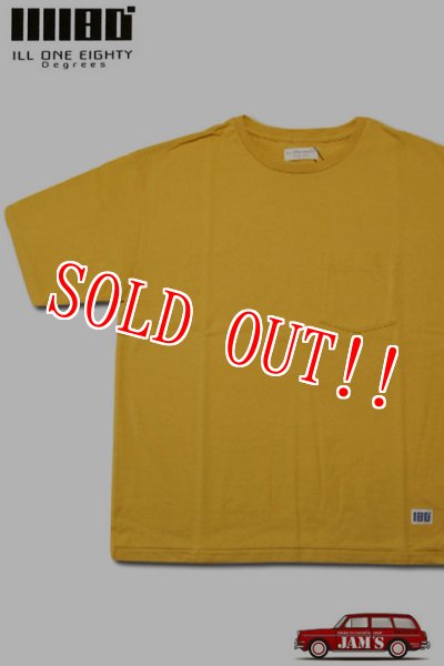 画像1: 「ILL180°」SOLID POCKET S/S Tee イルワンエイティ ソリッド ポケット半袖 Tシャツ ILL241-20 [マスタード] (1)