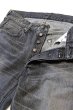 画像2: 「FULLCOUNT」STRAIGHT BLACK DENIM DARTFORD Lot ＃1101BKHW 13.7oz フルカウント ストレート ブラックデニム ヴィンテージ加工 [フェードブラック] (2)