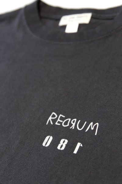 画像1: 「ILL180°」"REDRUM" LONG SLEEVE Tee イルワンエイティ レッドラム・マーダー プリントロンTee ILL242-06 [ブラック]