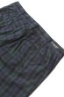 画像6: 「ILL180°」LINEN PLAID 2-TUCK PANTS イルワンエイティ リネン 2タック チェックパンツ ILL242-46 [ブラックウォッチ] (6)